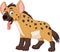 Cartoon funny hyena