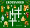 Cartoon funny mexican food characters crossword