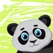 Cartoon funny panda