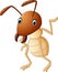 Cartoon funny termite presenting