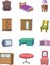 Cartoon furniture icon