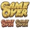 Cartoon Game Over Icon For Ui Game