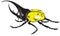 Cartoon giant hercules beetle