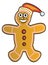 Cartoon Gingerbread Man