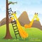 Cartoon giraffe illustration