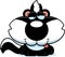 Cartoon Goofy Skunk