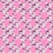 Cartoon gradient seamless kawaii clouds pattern for wrapping paper and fabrics and linens and packaging
