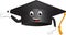Cartoon graduation cap
