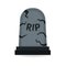 Cartoon grave, vector illustion flat design sty le.