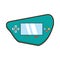 Cartoon green video gamepad portable technology