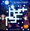 Cartoon Halloween characters crossword grid game