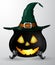 Cartoon Halloween witchs cauldron