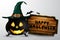 Cartoon Halloween witchs cauldron