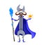 Cartoon Halloween wrench tool wizard Diy character