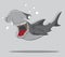 Cartoon Hammer fish shark