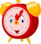 Cartoon happy clock