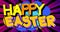 Cartoon Happy Easter, comic book Festive video.
