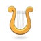 Cartoon Harp Icon