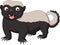 Cartoon honey badger