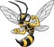 Cartoon Hornet mascot