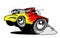 Cartoon hot rod