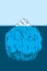 Cartoon Iceberg Cross-section