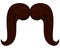 Cartoon icon poster man father dad day mustache moustache.