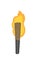 Cartoon illustration Torch for games. Vector drawing object for applications