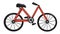 Cartoon image of Bicycle Icon. Bike symbol