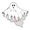 Cartoon image of ghost