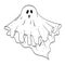 Cartoon image of ghost