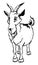 Cartoon image of goat