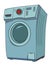 Cartoon image of washing machine