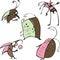 cartoon insects