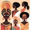 Cartoon International Day of the African Woman
