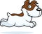 Cartoon Jack Russell Terrier Running