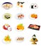 Cartoon Japanese food icon