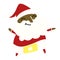 cartoon of a jolly father christmas