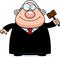 Cartoon Judge Gavel