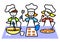 Cartoon Kids Baking Cookies/eps