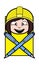 Cartoon Lady Engineer Pen Mascot