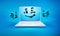 Cartoon laptop icon with smiley face