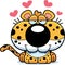 Cartoon Leopard Love