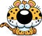 Cartoon Leopard Smiling