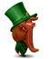 Cartoon Leprechaun St Patricks Day Character
