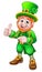 Cartoon Leprechaun St Patricks Day Character