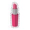 Cartoon lipstick make-up cosmetic icon