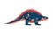 Cartoon Lotosaurus dinosaur comical character