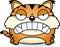 Cartoon Lynx Angry