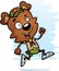 Cartoon Male Bear Scout Running